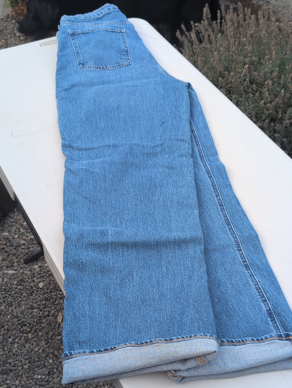 Old Navy Classic Light Blue Wide Leg Jeans